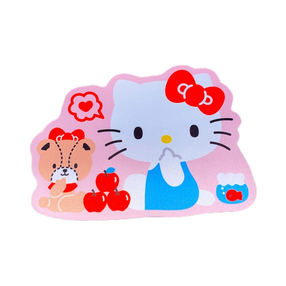 Hello kitty and bear mouse pad